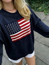 Striped Drop Shoulder Oversized Sweater