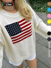 Striped Drop Shoulder Oversized Sweater