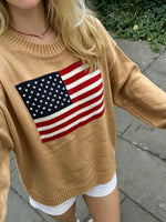 Striped Drop Shoulder Oversized Sweater